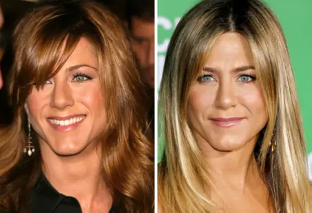 jennifer aniston nose job