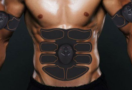 EMS Ab and Bicep Muscle Stimulator Workout Pads Review - 6 weeks results 
