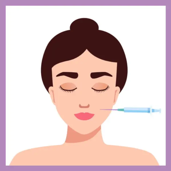 Getting fat dissolving injections in the face